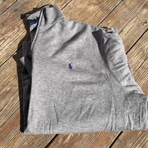 Men’s Polo Jersey Quarter-Zip Pullover